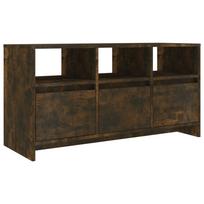 vidaXL Televizoriaus spintelė, dūminė, 102x37,5x52,5cm, mediena