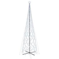 vidaXL Kalėdų eglutė, 230x800cm, kūgio formos, 3000 šaltų baltų LED