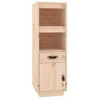 vidaXL Komoda, 34x40x108,5cm, pušies medienos masyvas