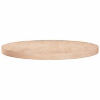 vidaXL Stalviršis, 80x4cm, neapdorotas ąžuolo medienos masyvas
