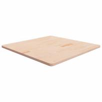 vidaXL Stalviršis, 90x90x2,5cm, neapdorotas ąžuolo medienos masyvas