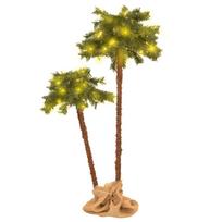 vidaXL Kalėdų medis su LED lemputėmis, 90cm ir 150cm