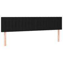 vidaXL Galvūgaliai, juodos spalvos, 160x5x78/88 cm, audinys