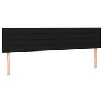 vidaXL Galvūgaliai, juodos spalvos, 160x5x78/88 cm, audinys