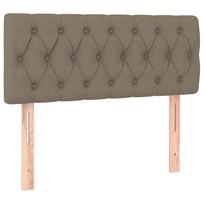 vidaXL Galvūgalis, taupe spalvos, 90x7x78/88 cm, audinys