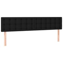 vidaXL Galvūgaliai, juodos spalvos, 160x5x78/88 cm, audinys