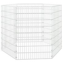 vidaXL Aptvaras gyvūnams, 6 segmentai, 54x80cm, galvanizuota geležis