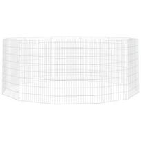 vidaXL Aptvaras gyvūnams, 12 segmentų, 54x80cm, galvanizuota geležis