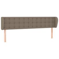 vidaXL Galvūgalis su auselėmis,taupe spalvos,163x23x78/88 cm, audinys