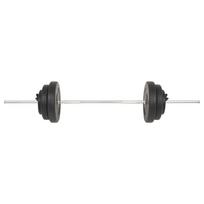 vidaXL Štanga su svoriais, 60kg