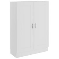 vidaXL Spintelė knygoms, balta, 82,5x30,5x115cm, apdirbta mediena