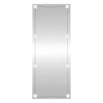 vidaXL Sieninis veidrodis su LED lemputėmis, 40x100cm, stiklas