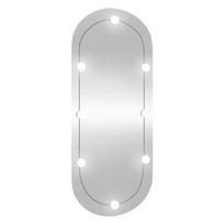 vidaXL Sieninis veidrodis su LED lemputėmis, 40x90cm, stiklas