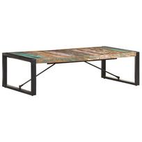 vidaXL Kavos staliukas, 140x70x40cm, perdirbtos medienos masyvas