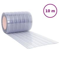 vidaXL Durų užuolaida, skaidri, 300mmx2,6mm, 10m, PVC
