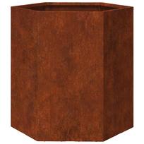 vidaXL Lovelis, rūdžių spalvos, 40x40x45cm, Corten plienas