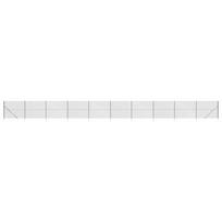 vidaXL Tinklinė tvora su smaigais, antracito spalvos, 1,4x25m
