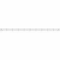 vidaXL Vielinė tinklinė tvora su smaigais, antracito spalvos, 1,1x25m