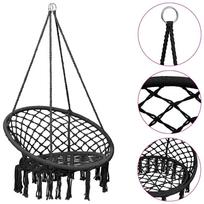 vidaXL Hamakas-supama kėdė, antracito spalvos, 80cm