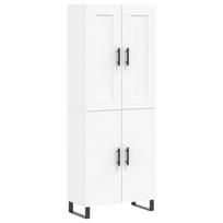 vidaXL Komoda, baltos spalvos, 69,5x34x180cm, apdirbta mediena
