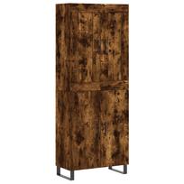 vidaXL Komoda, dūminio ąžuolo spalvos, 69,5x34x180cm, apdirbta mediena