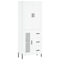 vidaXL Komoda, baltos spalvos, 69,5x34x180cm, apdirbta mediena