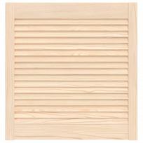 vidaXL Spintelės durelės, 61,5x59,4cm, pušis, žaliuzių dizaino