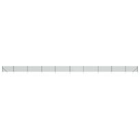 vidaXL Tinklinė tvora su smaigais, žalios spalvos, 1,1x25m