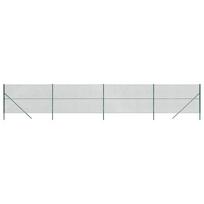 vidaXL Tinklinė tvora, žalios spalvos, 1,4x10m
