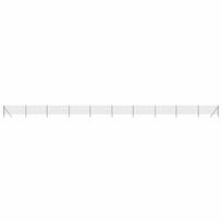 vidaXL Vielinė tinklinė tvora, antracito, 0,8x25m, plienas
