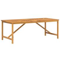 vidaXL Sodo valgomojo stalas, 200x90x74cm, akacijos medienos masyvas