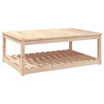 vidaXL Sodo stalas, 121x82,5x45cm, pušies medienos masyvas