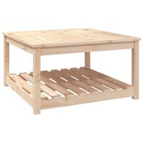 vidaXL Sodo stalas, 82,5x82,5x45cm, pušies medienos masyvas
