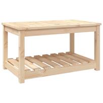vidaXL Sodo stalas, 82,5x50,5x45cm, pušies medienos masyvas