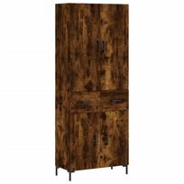 vidaXL Komoda, dūminio ąžuolo spalvos, 69,5x34x180cm, apdirbta mediena