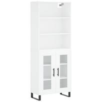 vidaXL Komoda, baltos spalvos, 69,5x34x180cm, apdirbta mediena