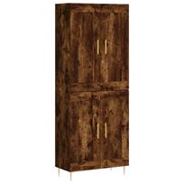 vidaXL Komoda, dūminio ąžuolo spalvos, 69,5x34x180cm, apdirbta mediena