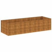 vidaXL Aukštas sodo lovelis, 290x100x69cm, Corten plienas