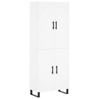 vidaXL Komoda, baltos spalvos, 69,5x34x180cm, apdirbta mediena
