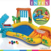 INTEX Pripučiamas baseinas Dinosaur Play Center, 249x191x109cm