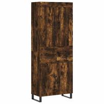 vidaXL Komoda, dūminio ąžuolo spalvos, 69,5x34x180cm, apdirbta mediena