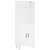vidaXL Komoda, baltos spalvos, 69,5x34x180cm, apdirbta mediena