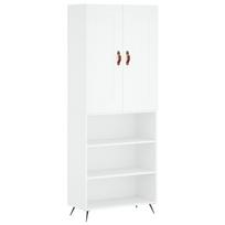 vidaXL Komoda, baltos spalvos, 69,5x34x180cm, apdirbta mediena