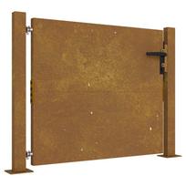 vidaXL Sodo vartai, 100x75 cm, Corten plienas