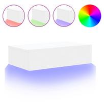 vidaXL Televizoriaus spintelė su LED lemputėmis, balta, 60x35x15,5cm