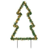 vidaXL Kalėdinė šviečianti dekoracija eglutė, 115LED, 90cm