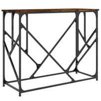 vidaXL Konsolinis staliukas, dūminio ąžuolo, 100x40x80cm, mediena