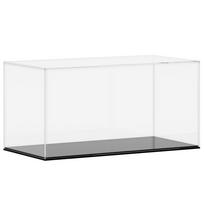 vidaXL Eksponavimo dėžė, skaidri, 24x12x11 cm, akrilas