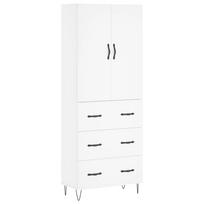 vidaXL Komoda, baltos spalvos, 69,5x34x180cm, apdirbta mediena