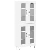 vidaXL Komoda, baltos spalvos, 69,5x34x180cm, apdirbta mediena